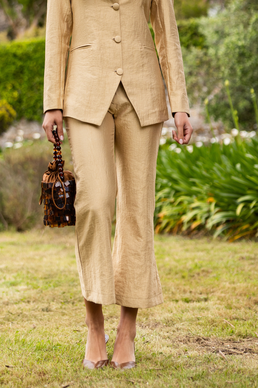 Negombo Pant, Champagne Beige