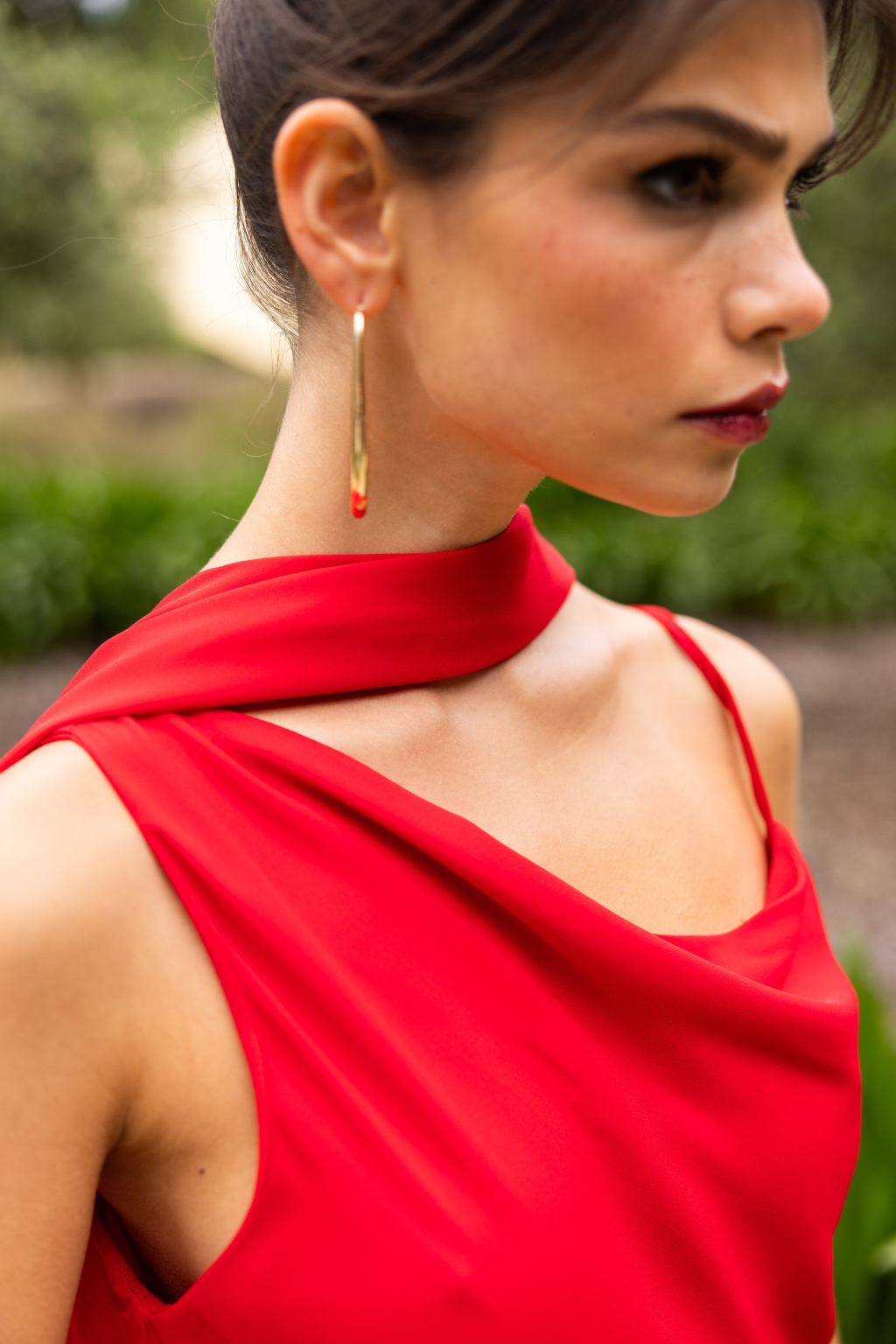 Tangalle Dress, Venetian Red