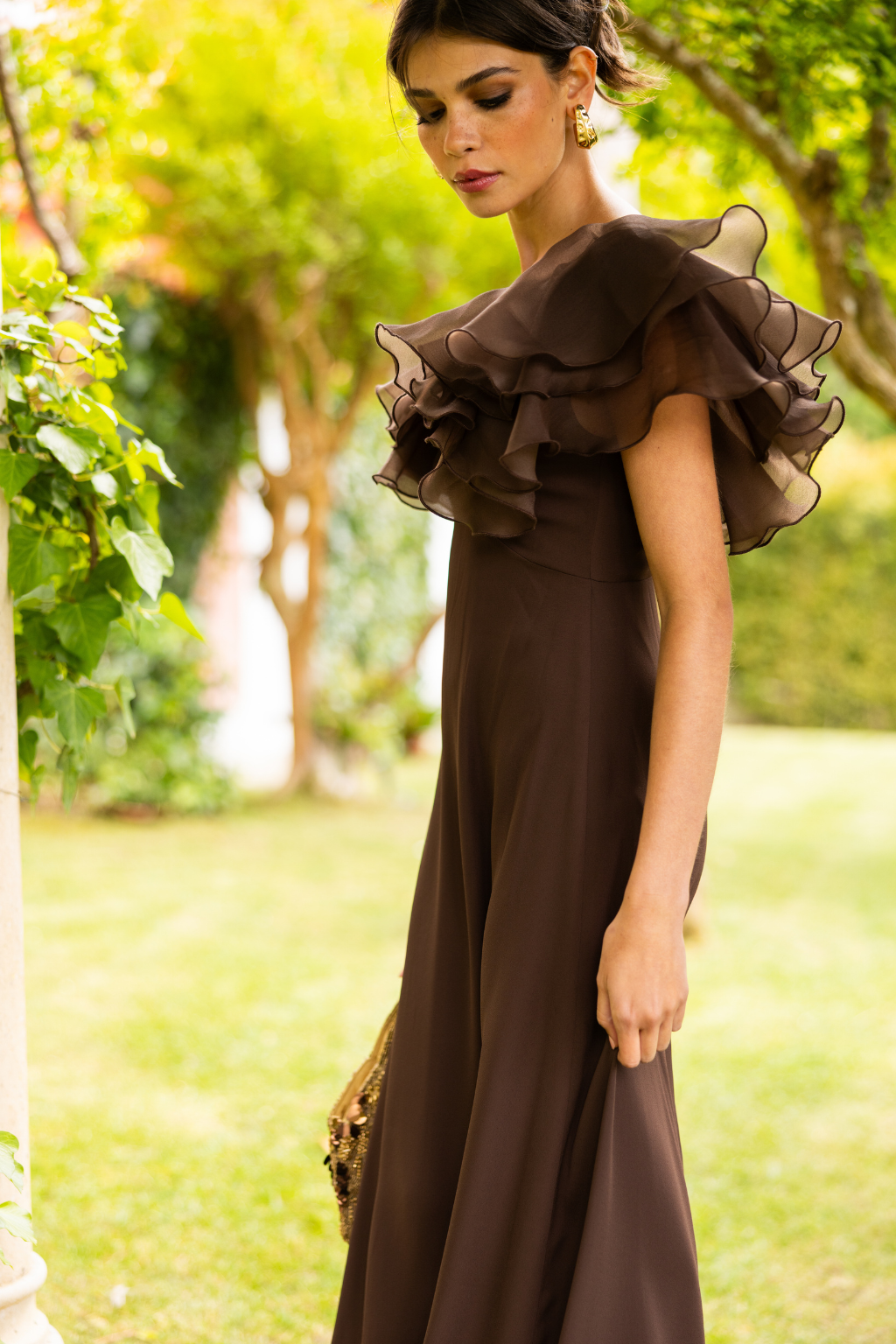 Weligama Dress, Espresso