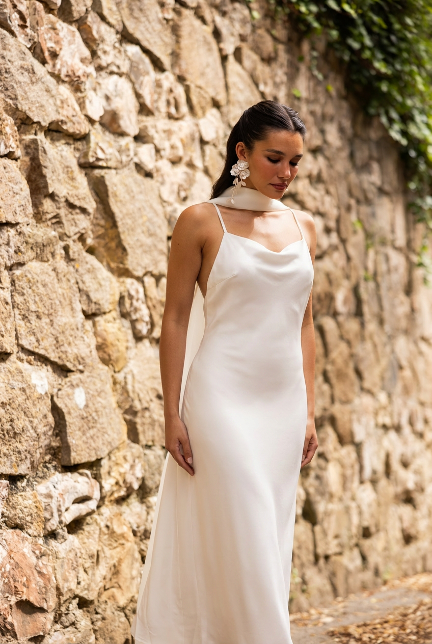 Jaffna Dress, White