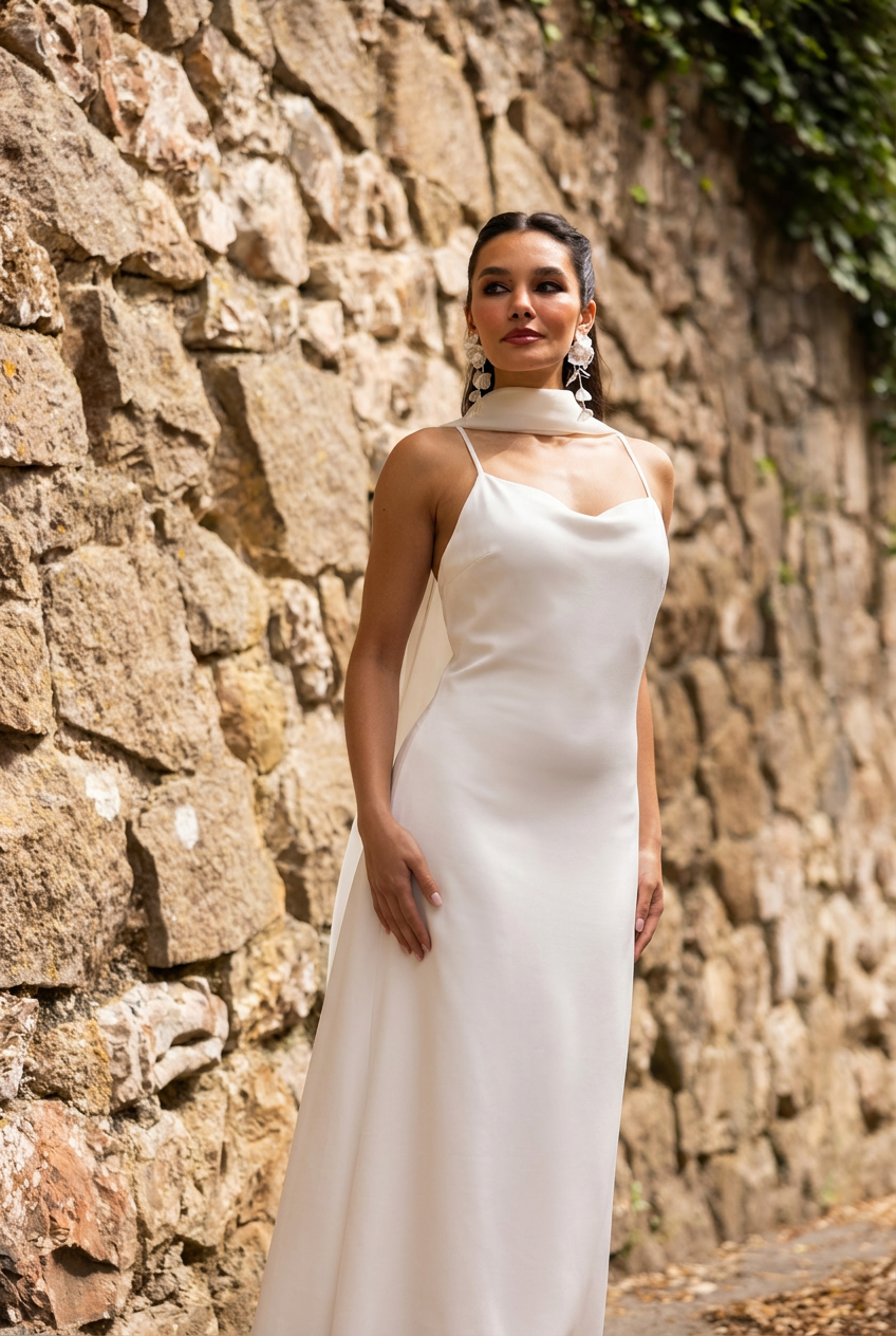 Jaffna Dress, White