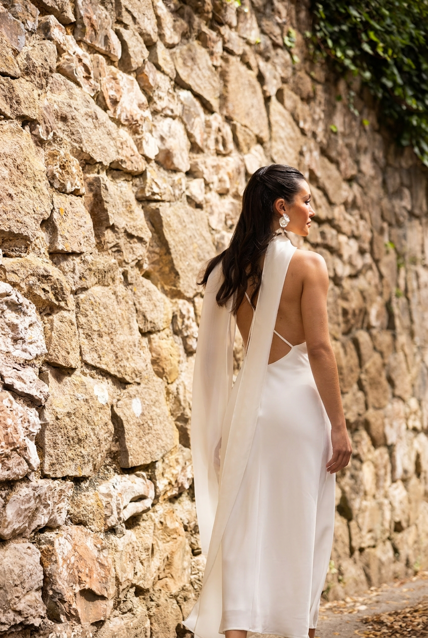 Jaffna Dress, White