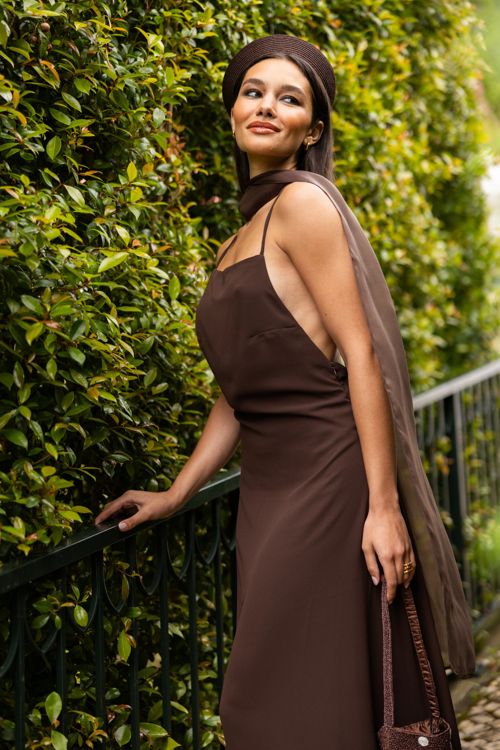 Jaffna Dress, Espresso